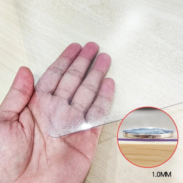 Nappe plastique transparente | Cuisine Confort Élite Mat 1.0mm / 70x140cm